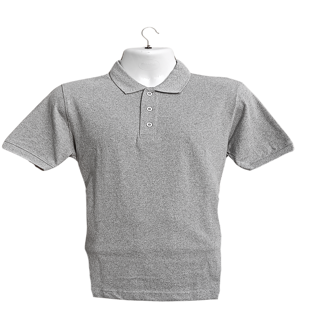 Mens Grey Polo T-Shirt
