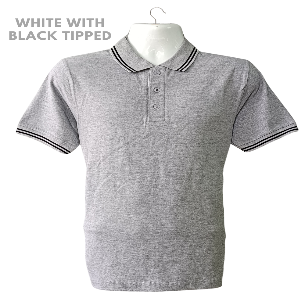 Mens Grey Polo T-Shirt