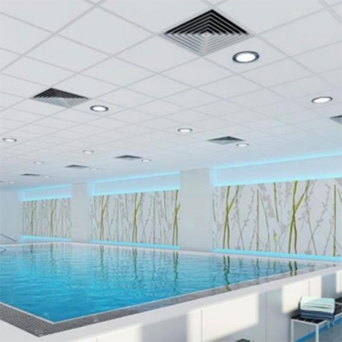Magnesium Oxide Ceiling Tile - Color: White