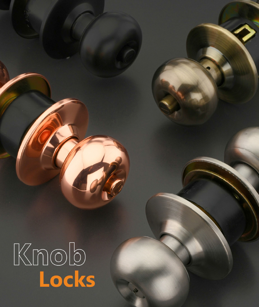 Cylindrical Knob Lock - Application: Doors