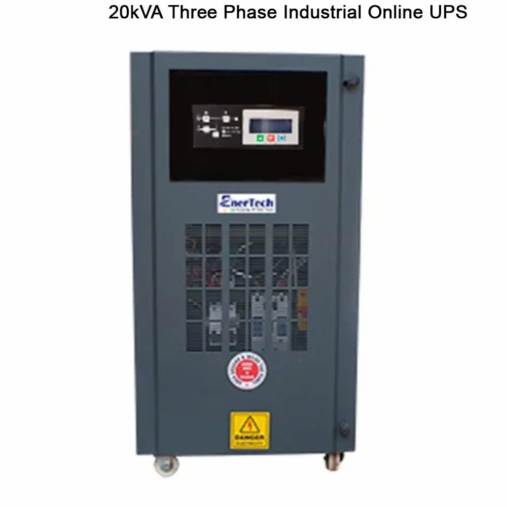 EnerTech 20kVA Three Phase Industrial Online UPS, 350 - 460 V, Htxi
