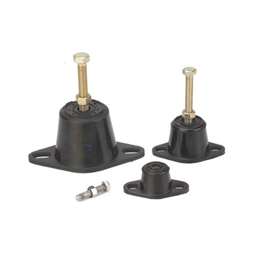 Rubber Turret Mount - Color: Black