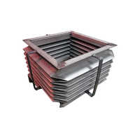 Rectangular Expansion Bellows - Color: Silver