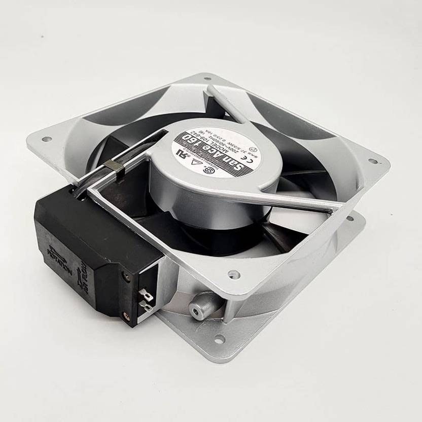 SanAce 109-642 Axial Fan 200V-60Hz 33W 0.23A DC Cooling Fan 160*51mm 2PIN Fan with Heat Sinks All in one Cooler  (Silver, Metal)