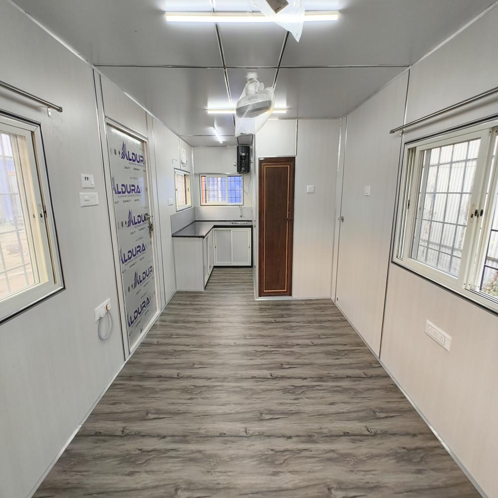 20x10 feet MS Fabricated Portable Home Cabin