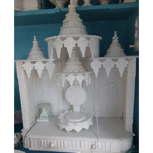 Indoor White Marble Temple - Application: Religious Place