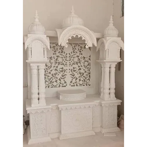 Indoor White Marble Temple - Application: Religious Place