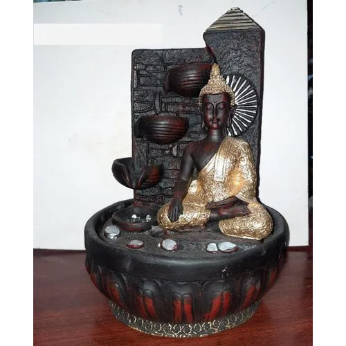 Black Stone Water Fountain - Color: As Per Requirement
