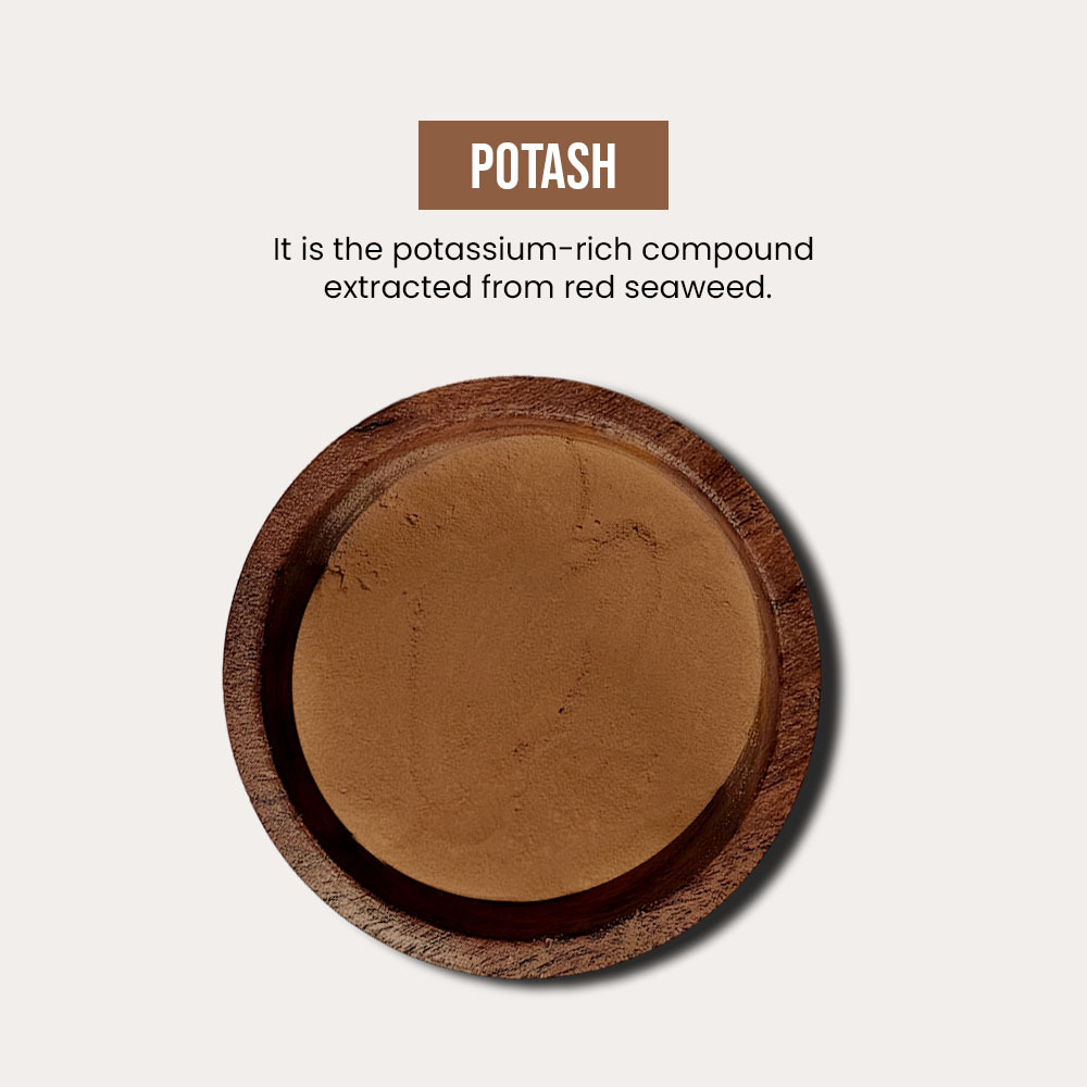 Potash Powder - Color: Brown