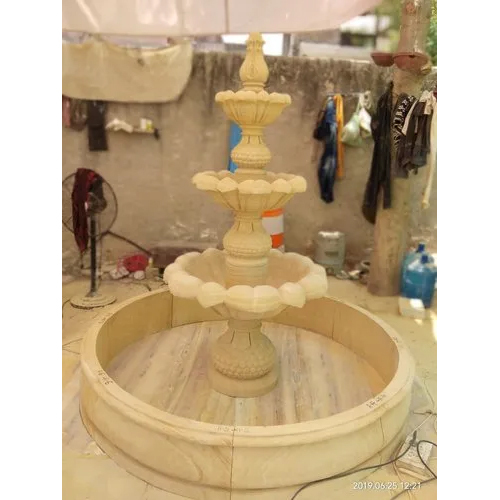 Brown Sandstone Water Fountain