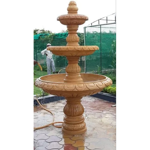 Brown Sandstone Water Fountain