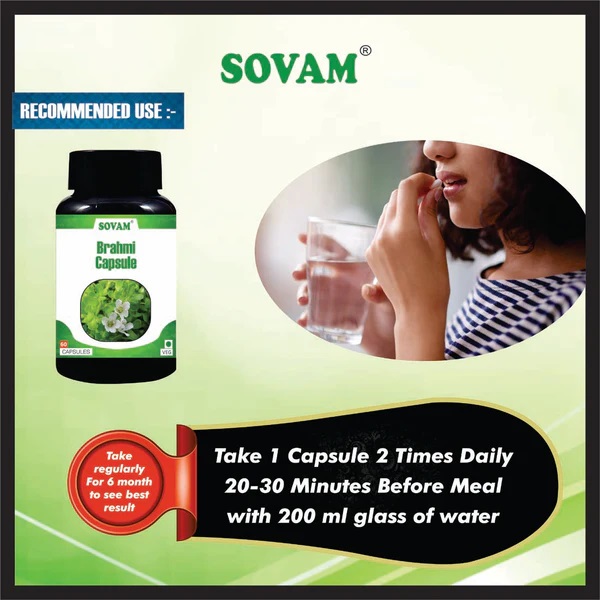 Sovam Brahmi Capsule - Age Group: For Adults
