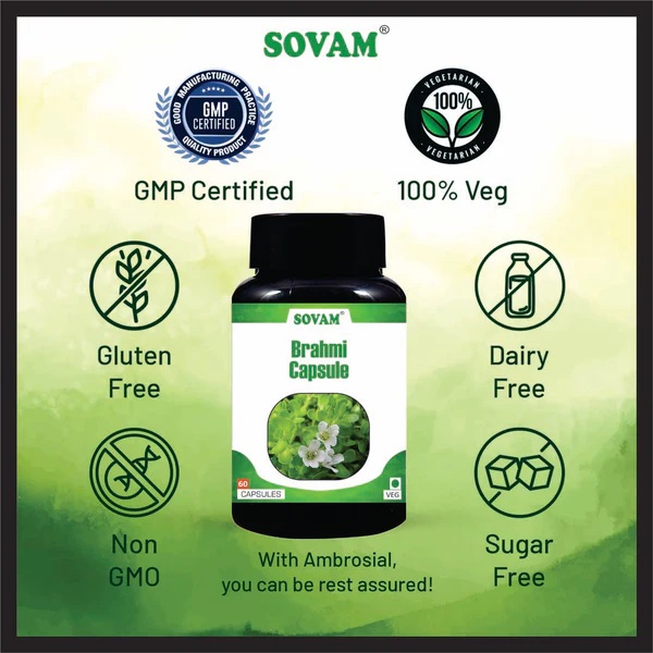 Sovam Brahmi Capsule - Age Group: For Adults