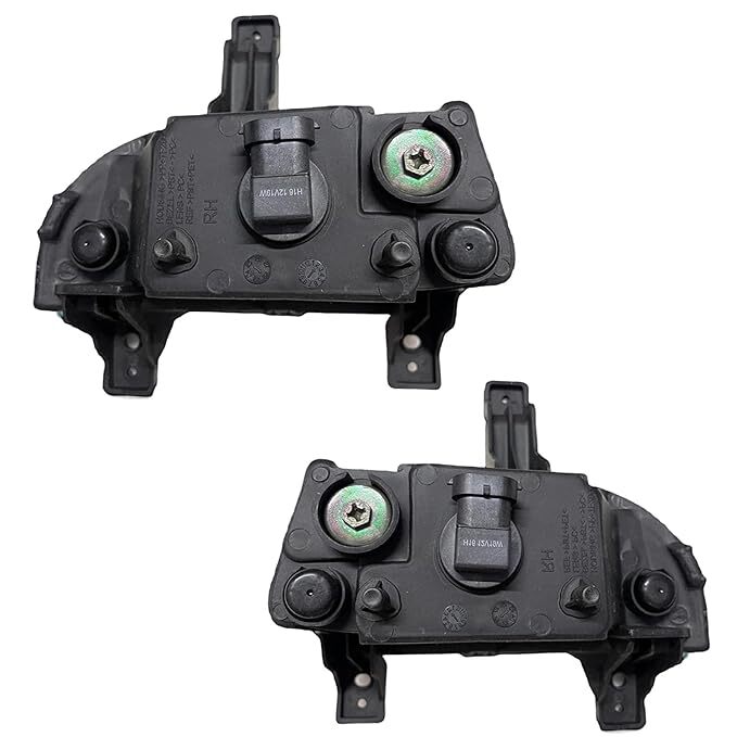 K D Fog Halogen Lamp Set For Mahindra Scorpio Mhawk/verito (Pair) With Bulb (Chrome) 2008-2017 - Body Material: Plastic