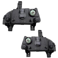 K D Fog Halogen Lamp Set For Mahindra Scorpio Mhawk/Verito (Pair) With Bulb (Chrome) 2008-2017