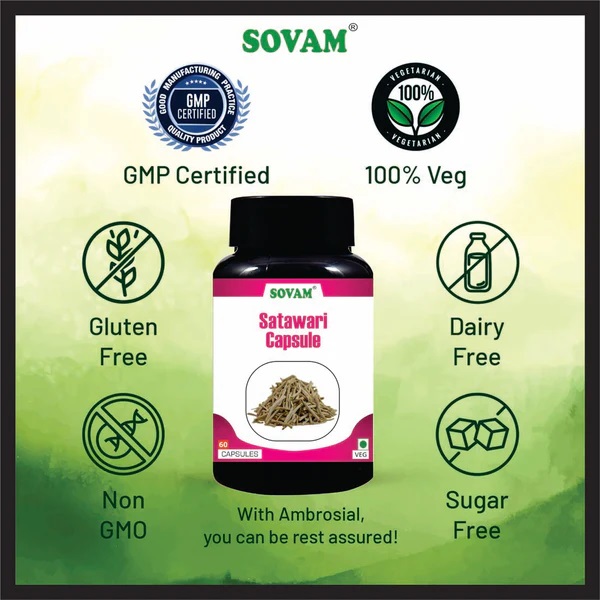 Sovam Satawari Capsule - Age Group: For Adults