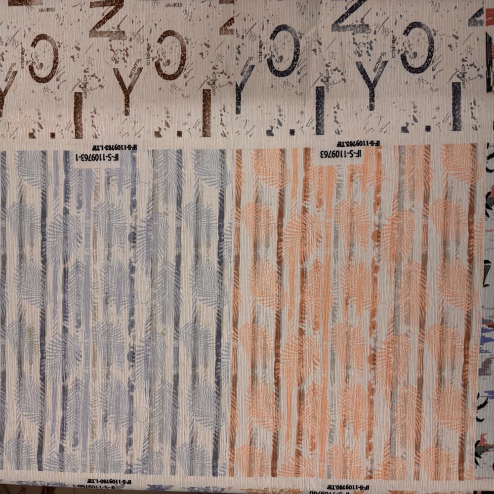 Dobby Digital Print Fabric - Color: Multicolour