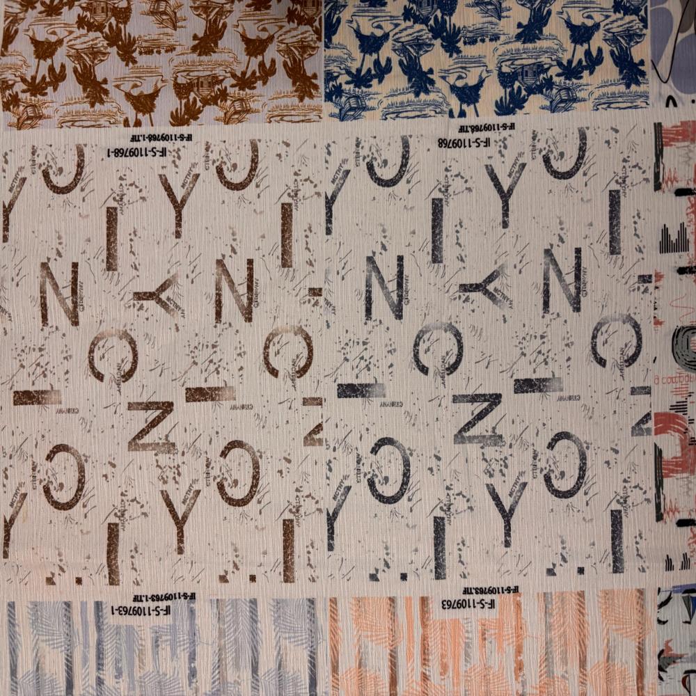 Dobby Digital Print Fabric