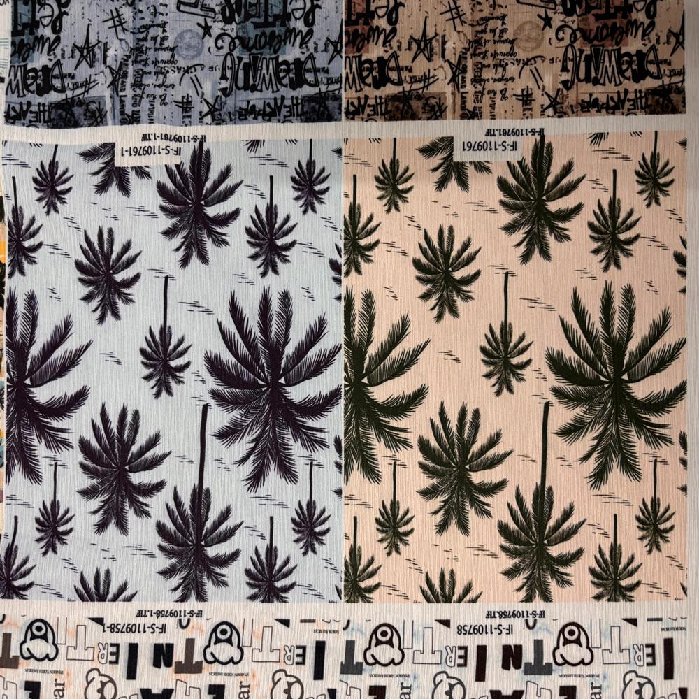 Dobby Digital Print Fabric