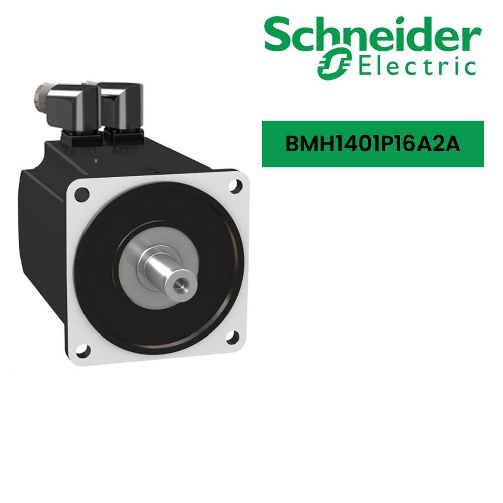 Bmh1401P16A2A-Servo Motor Bmh, Lexium 32, 10.3Nm, 4000Rpm, Keyed Shaft, Without Brake, Ip54, 16Bit Encoder - Color: Black