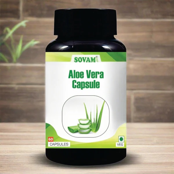 Sovam Aloe Vera Capsule - Age Group: For Adults