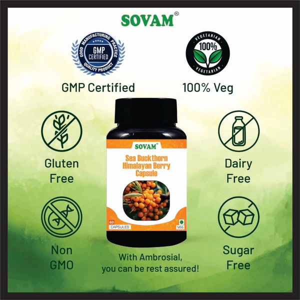 Sovam Sea Buckthorn Capsule - Age Group: For Adults