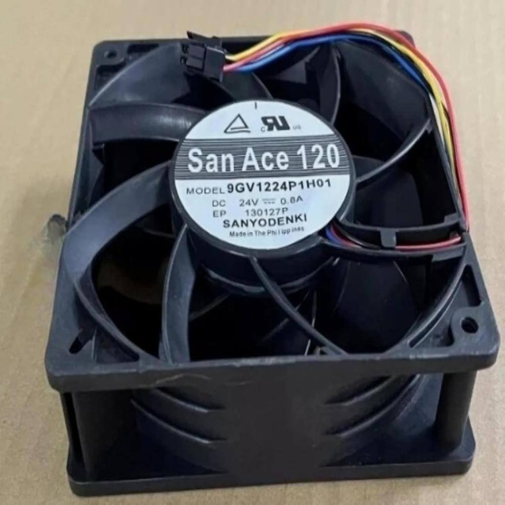 SanAce 9GV1224P1H01 Axial Fan 24V-0.8A DC Brushless Air Cooling Fan 5200 RPM 120 * 120 * 38mm 4Wire