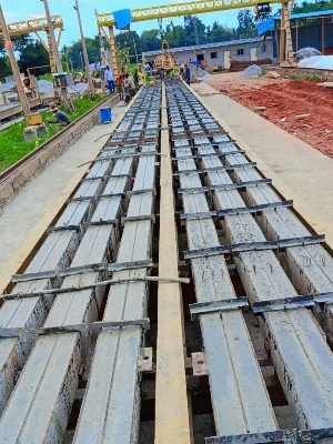 Psc cement pole mould