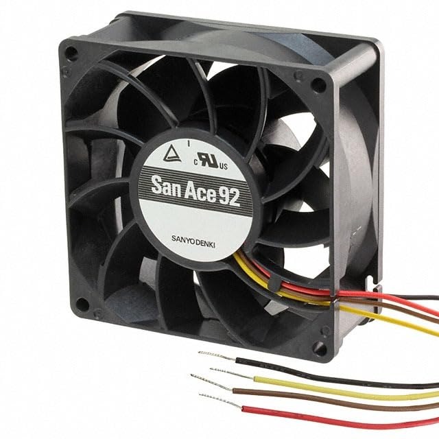 SanAce 9HV0912P1G001 Axial Fan 12V-5.2A DC Brushless Air Cooling Fan 14900 RPM 92 * 92 * 38mm 3Wire