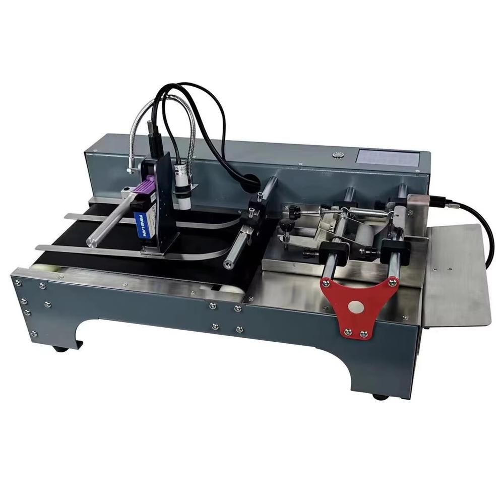 MINI STACKER CONVEYOR BELT WITH TIJ PRINTER