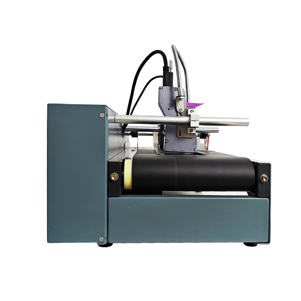 MINI STACKER CONVEYOR BELT WITH TIJ PRINTER