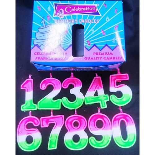 Numerical Candles - Features: Long Lasting