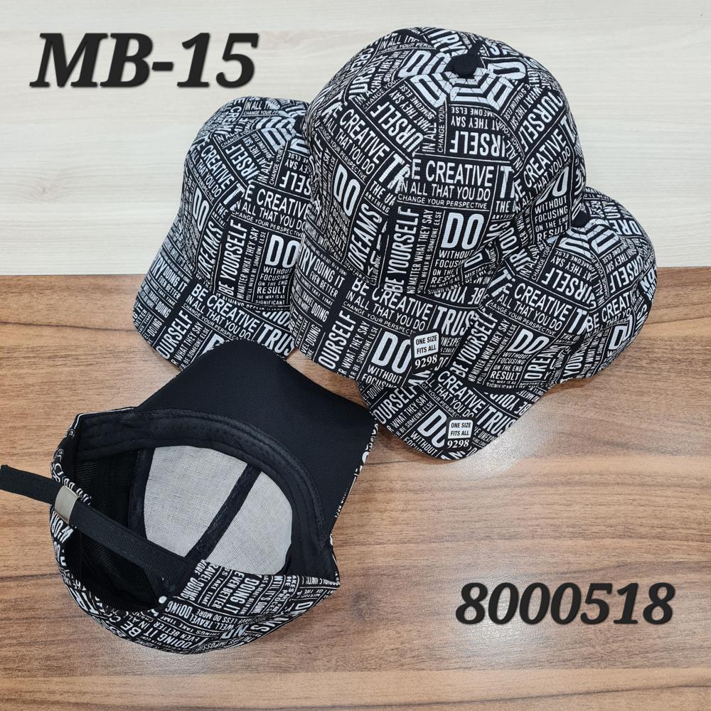 Cotton Summer Caps - Color: Black