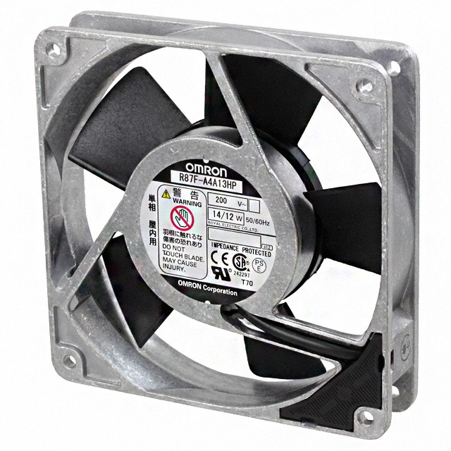 OMRON R87F-A1A13HP 100V AC 14/12W 50/60HZ 8025mm Cooling Fan