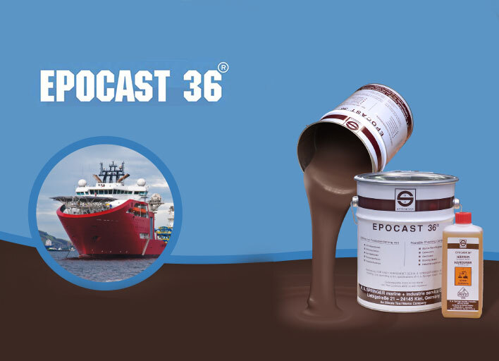 Epocast 36 - Two-Component Pourable Chocking Compound | Economical Solution for Filling Irregularities in Engine Mounting Applications