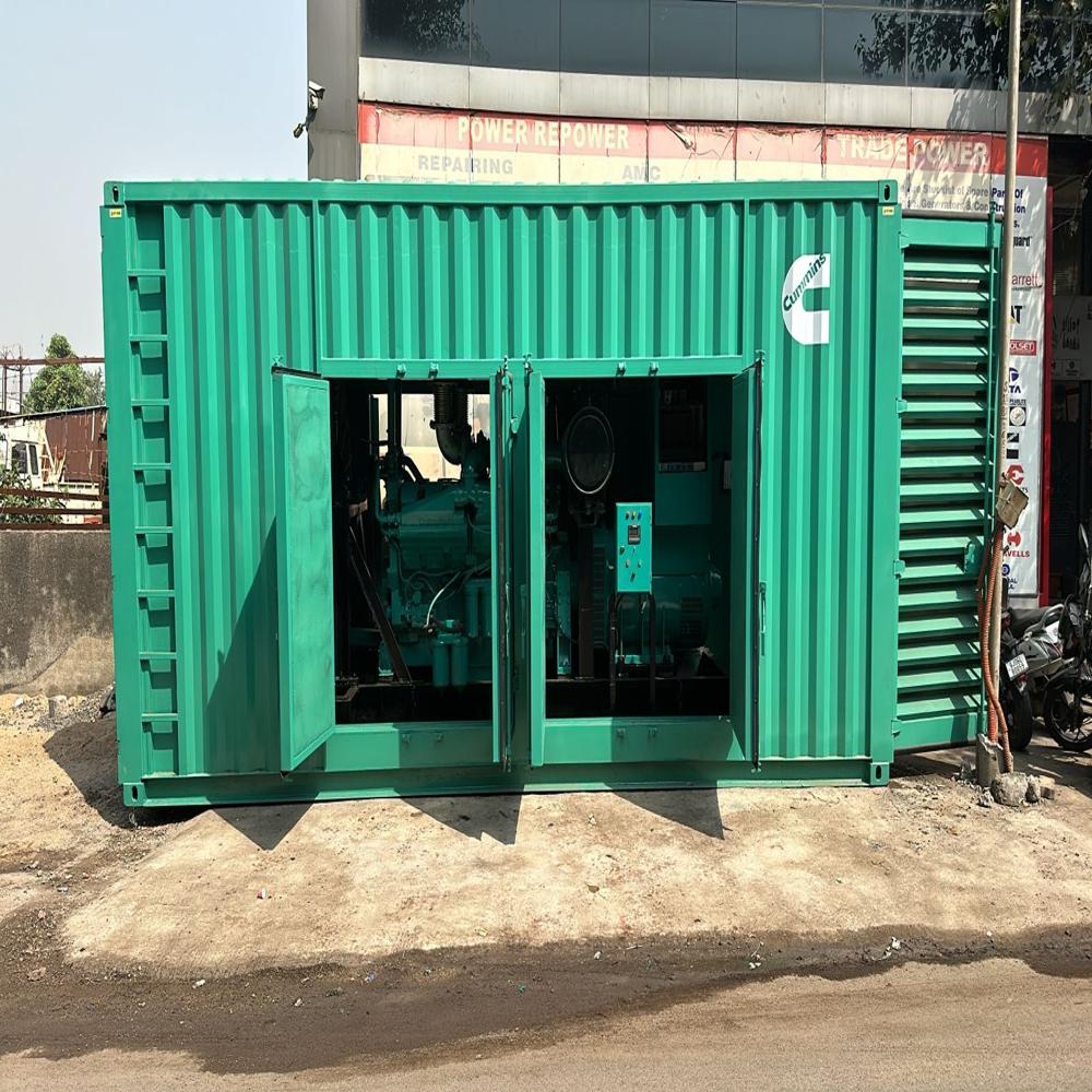 1010Kva Cummins Refurbised Silent Dg Gen Set - Dimensions: 5000X4500X4800 Millimeter (Mm)