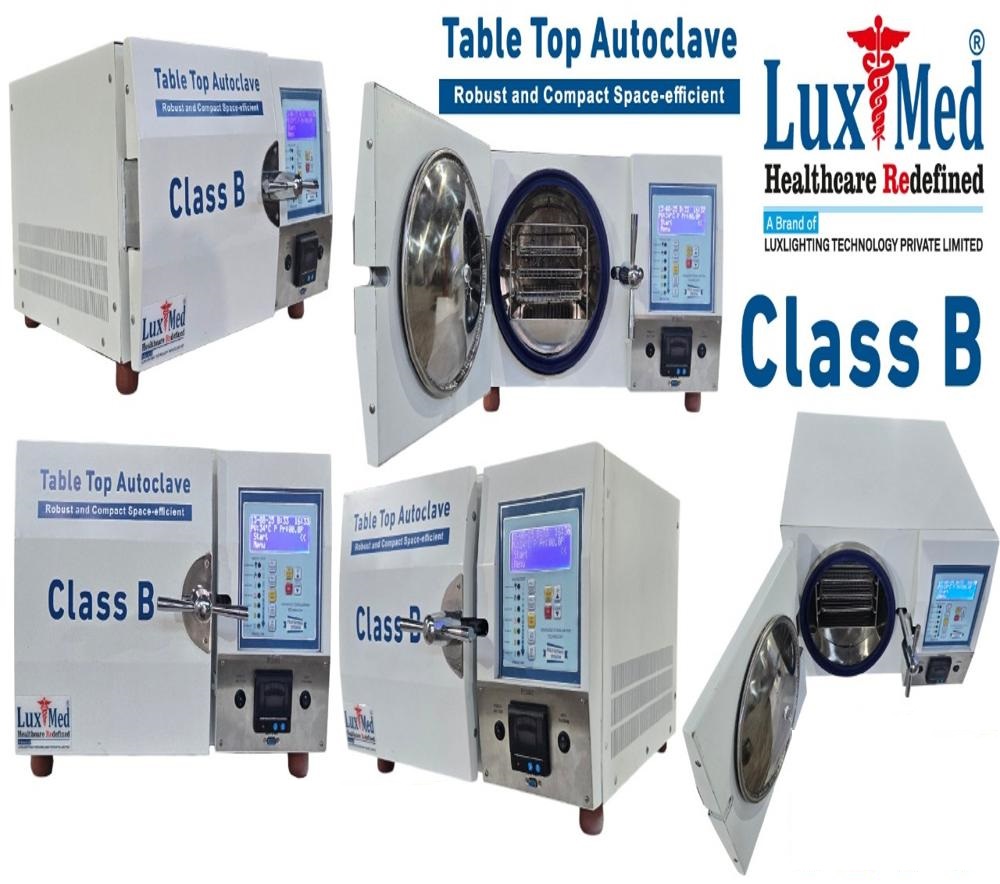 Luxmed Table Top Autoclave Sterilizer - Capacity: 23 Ltr