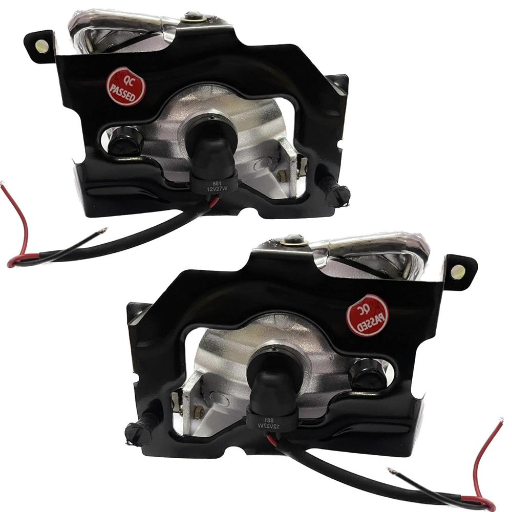 K D Fog Lamp Set For Mahindra Xylo (Pair) With Bulb 2009-2020 - Features: 100% Oem Fitting