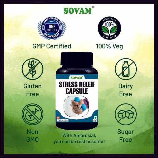 Sovam Stressreleif Capsule - Age Group: For Adults