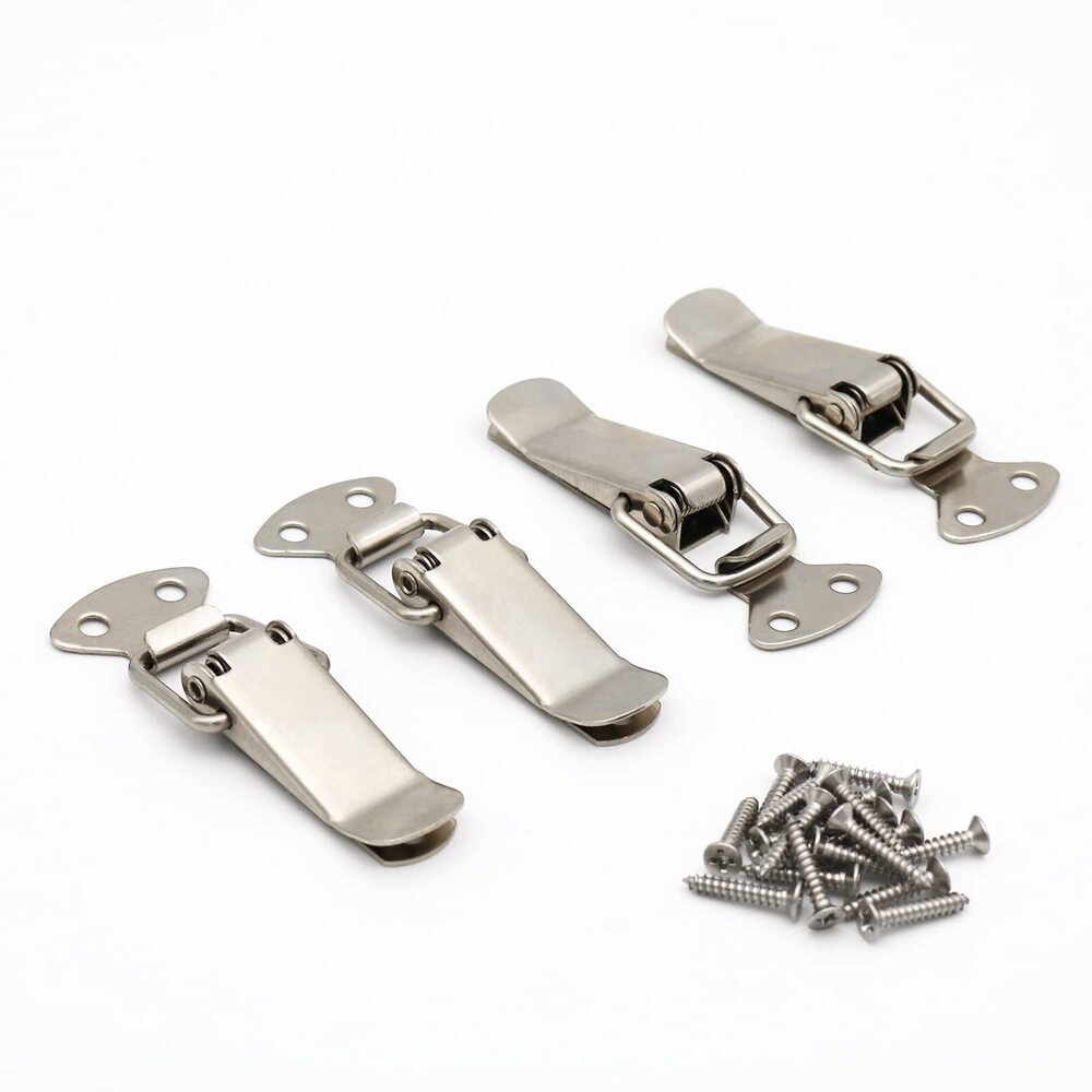 Tainless Steel Spring Loaded Toggle Latch - Color: Black-grey-silver
