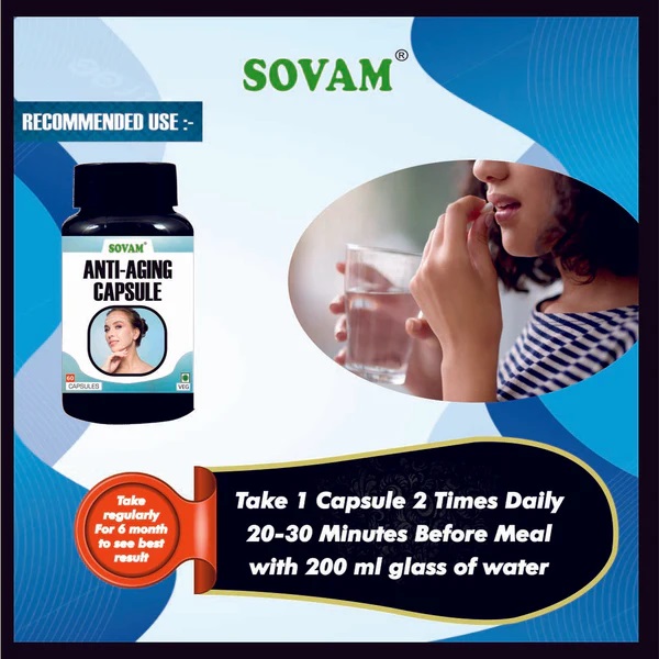 Sovam Anti-aging Capsule - Age Group: For Adults