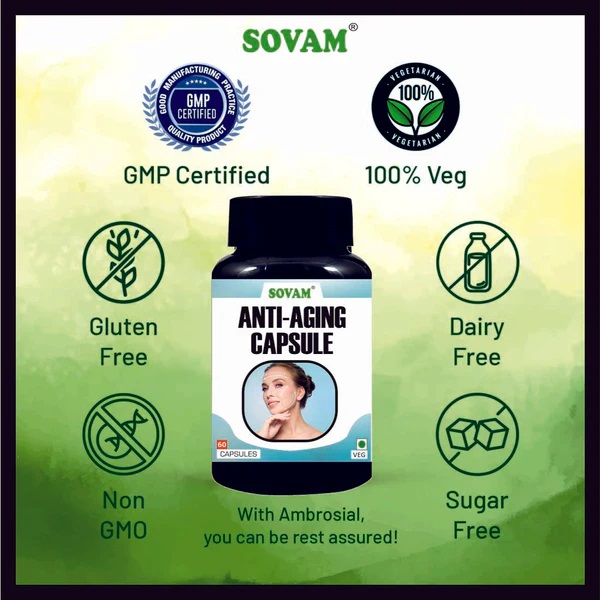 Sovam Anti-aging Capsule - Age Group: For Adults