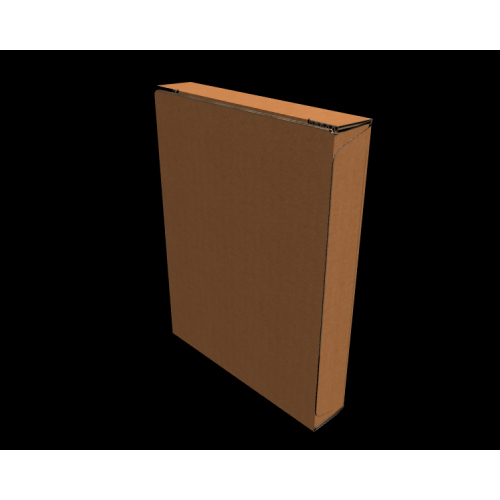Reverse Tuck Flap Box - 7.4 X 1.2 X 9.3 (19 X 3.2 X 23.8 Cm) - Color: Brown