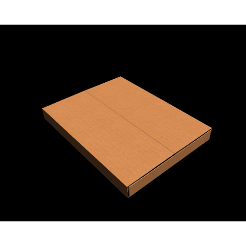 T Type Folding Box - 13.6 X 10.7 X 1 Inch (35 X 27.5 X 2.5 Cm) (Strong+Kraft) - Color: Brown