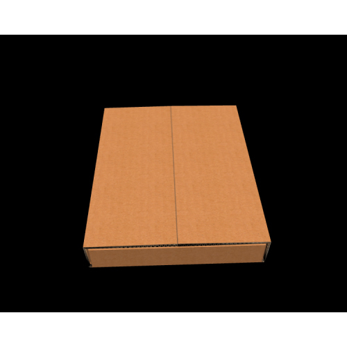 T Type Folding Box - 9 X 7.1 X 1 Inch - (23 X 18 X 2.5 Cm) (Strong+Kraft) - Color: Brown