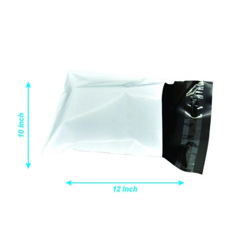Plain Tamper Proof Envelopes (With Pod Jackets) 10X 12 - Color: White