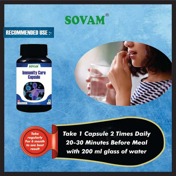Sovam Immunity Care Capsule - Age Group: For Adults