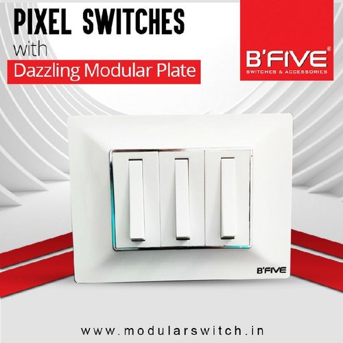 Modular Switches | Pixel Switch - Material: High-impact Flame-retardant Plastic (Pc+abs)