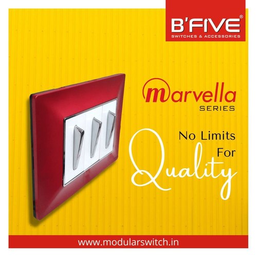 Modular Switches | Sleek Switch - Color: Silver