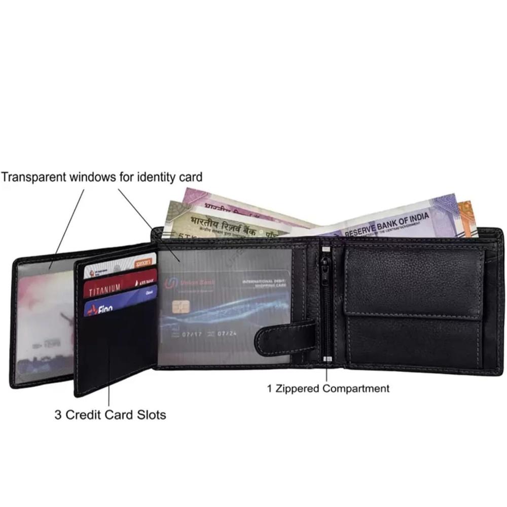 Black Leather Men Wallet, Wallet Manufacturer, Men Wallet Manufacturer, Leather Wallet Manufacturer, Men Purse Manufacturer, Wallet Manufacturer in Delhi